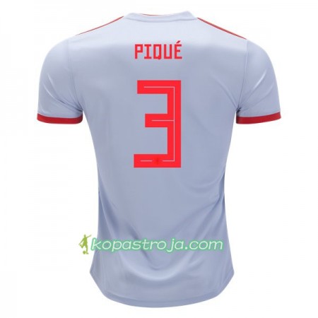 Billiga Fotbollströjor Spanien Pique 3 VM 2018 Borta tröja